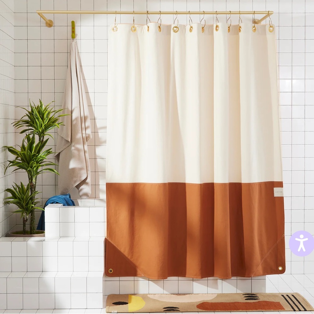 Orient Clay Quiet Town shower curtain!